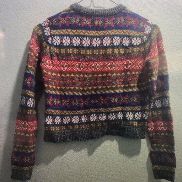 Colorful Patterned Kids Sweater - Picture 2 of 3